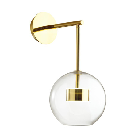 Бра с выкл LED 12W 4000K BUBBLES BUBBLES золотой/прозрачный ODEON LIGHT