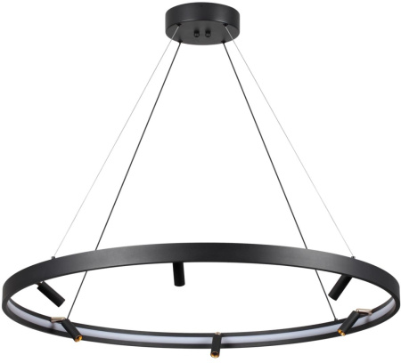Подвесной светильник светодиодный 58Вт 3000-6000К IP20 черный Odeon Light Fonda