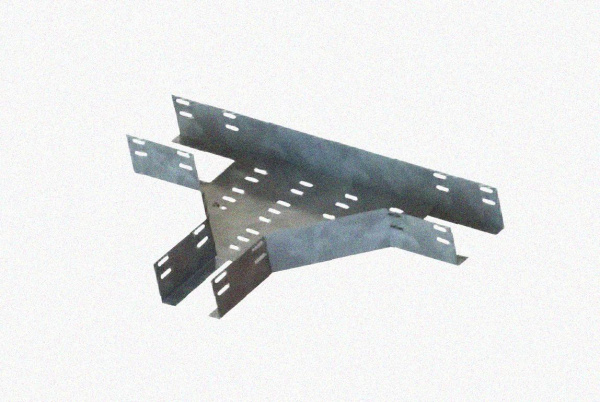 Лоток тройниковый перфорированный ОТ 500х100 УХЛ1, горячее цинкование, S2,0