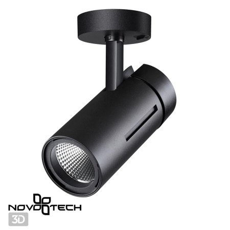 Св-к накл.св/д IP20 LED 4000K 30W 175-245V DEP черный NOVOTECH