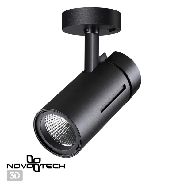 Св-к накл.св/д IP20 LED 4000K 30W 175-245V DEP черный NOVOTECH