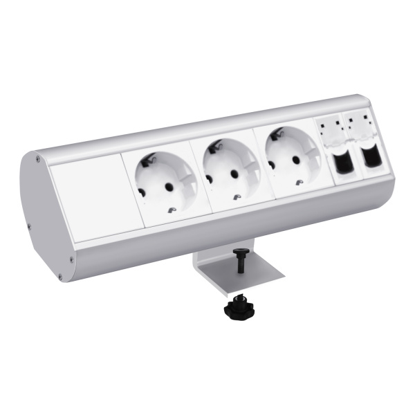 Donel Настольный розеточный блок Ovaledesign 20 мод. (10 мод. 45х45)