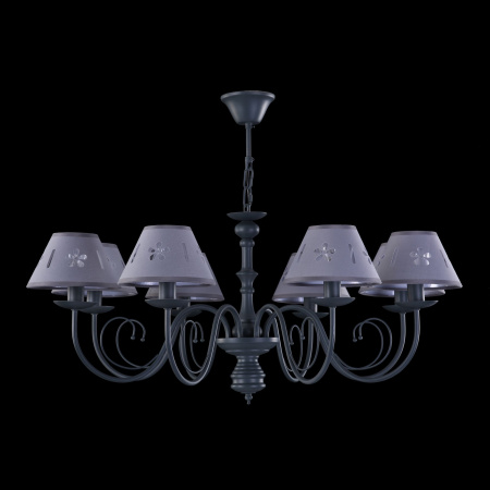 Люстра 8*E14 60Вт Серый IP20 Emily FR2537PL-08GR Freya