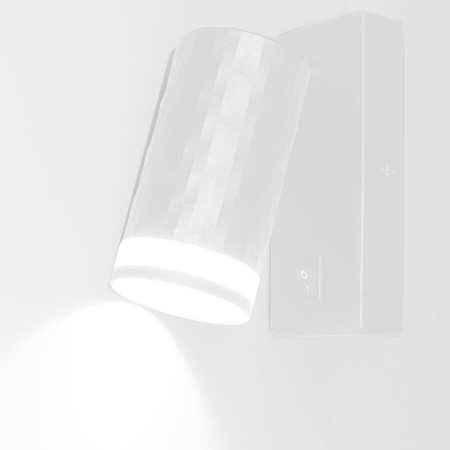 Бра GWL-GU10-M-IP20 Белый С боковым рассеивателем Кирпич General