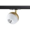 Св-к трековый однофазный IP20 GU10 9W 220V GARN матовое золото NOVOTECH