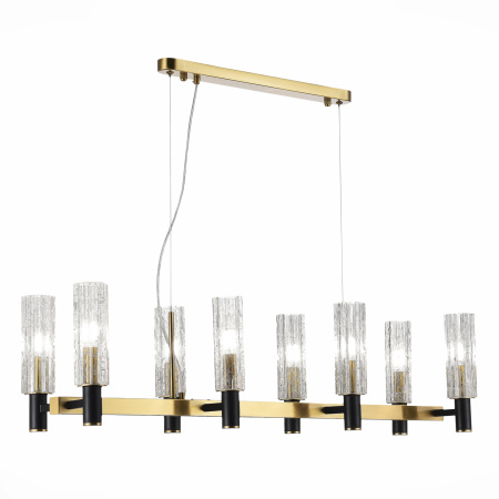 Люстра подвесная Латунь/Кракелированное стекло E14 8*40Вт SL1238.303.08 ST LUCE