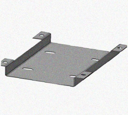 Соединитель нижний У1102 100х100х1,0 УТ1,5, оцинкованный лист S1,0