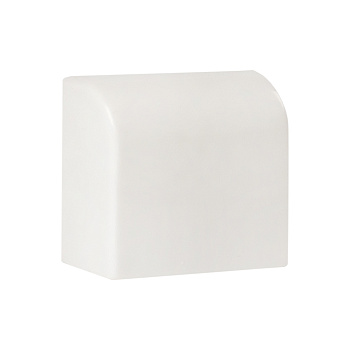 Заглушка (40х25) (4 шт) белая EKF-Plast