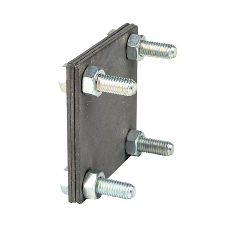 Зажим полоса 40 - полоса 40 (3 пластины 70х70мм) HZ PROxima EKF