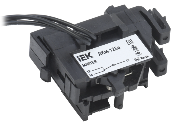 Контакт дополнительный ДКм-125е (ДКм-32) для ВА88-32 MASTER с электронным расцепителем IEK