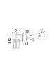 Бра 1*E27 60Вт Коричневый IP20 Salamanca O031WL-01BR Outdoor