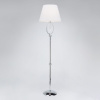 Торшер с белым абажуром 1*E14 60Вт хром IP20 Madera (01056/1 хром) Eurosvet
