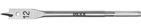 12x152мм, сверло перовое по дереву, шестигранный хвостовик DEXX