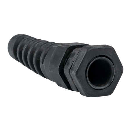 Сальник PG7 IP54 (100 шт) с гибким отводом d отв, 11 мм / d провод, 3-6,5 мм (чёрный) PROxima EKF