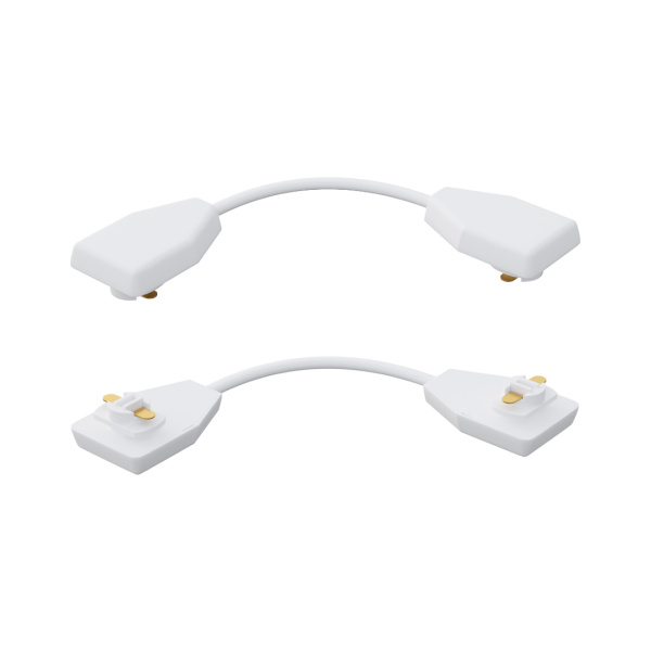 09-128 Коннектор гибкий, однофазный, для накладного/подвесного шинопровода, IP20, 210х32х18мм, белый, пластик Apeyron