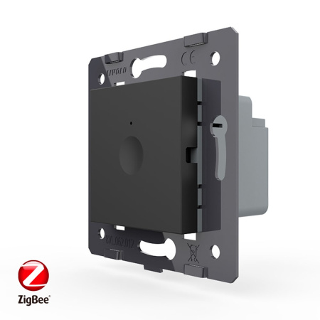 Одноклавишный сенсорный выключатель ZigBee Module, цвет черный (механизм) Livolo