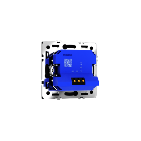 Светорегулятор встраиваемый Voltum S70 поворотно-нажимной 600 Вт, (графит)