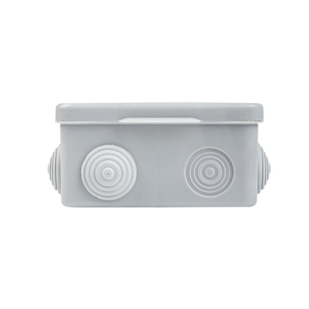 Коробка распределительная КМР-030-031 с крышкой наружная (80х80х50) 7 мембранных вводов IP54 розничный стикер PROxima EKF