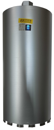 Коронка алмазная 200*450 Laser 1 1/4 UNC HD723 Hilberg