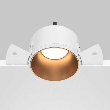 Встраиваемый светильник 1*GU10 20Вт Матовое Золото IP20 Downlight DL051-01-GU10-RD-WMG Technical Maytoni