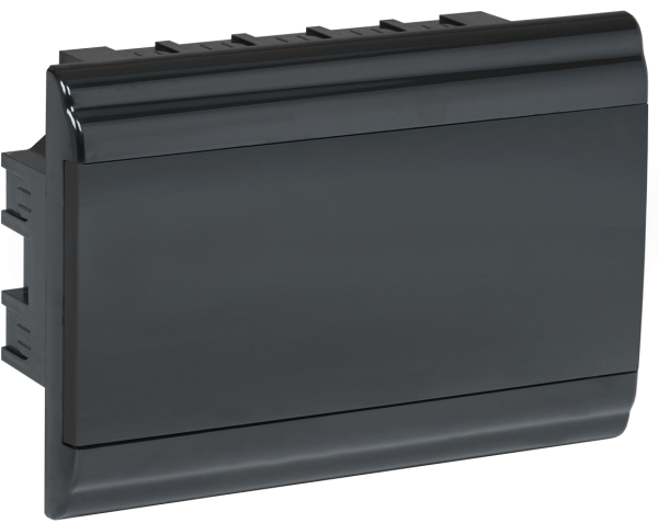 Корпус пластиковый ЩРВ-П-12 модулей встраиваемый черный IP41 PRIME IEK
