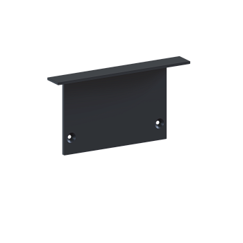 Donel Боковая заглушка для профиля DN18529 Цвет: Черный матовый RAL9005,Серия:DN8ALE