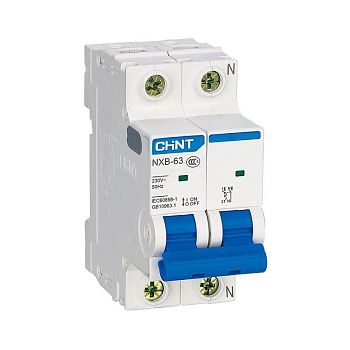 Выключатель автоматический ВА МОД NXB-63 1П+N 6А 6кА В CHINT