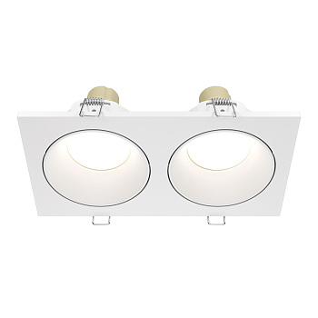 Встраиваемый светильник 2*GU10 50Вт Белый IP65 Downlight DL033-2-02W Technical Maytoni