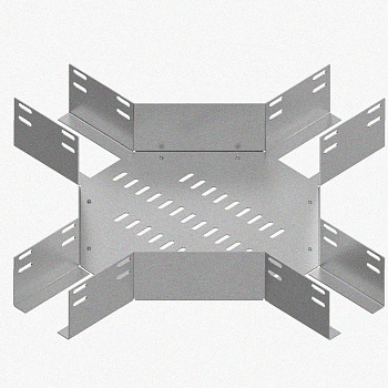 Лоток крестообразный перфорированный КМ 500х65 У3, окрашенный, S1,5