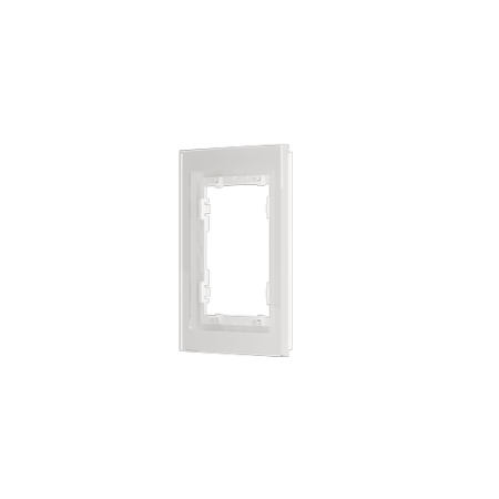 Рамка стеклянная Voltum S70 на 1 пост, (белый, стекло)