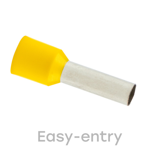 Наконечник штыревой втулочный изолированный НШвИ 6,0-12 (50шт) PROxima EKF