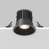 Встраиваемый светильник LED 7Вт Черный IP20 Downlight DL058-7W3K-B Technical Maytoni