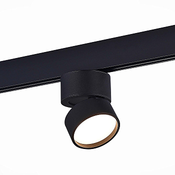 Магнитный трековый светильник Черный LED 1*9Вт 3000К 500Lm Ra>90 120° IP20 D85xH126 48В ST809.436.09 ST LUCE
