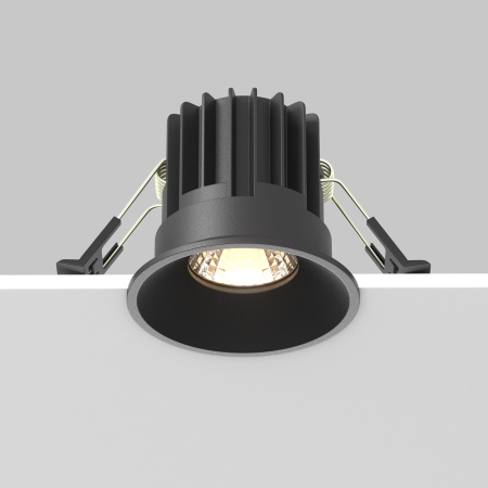 Встраиваемый светильник LED 7Вт Черный IP20 Downlight DL058-7W3K-B Technical Maytoni