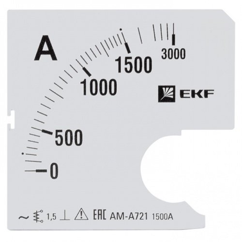 Шкала сменная для A721 1500/5А-1,5 PROxima EKF