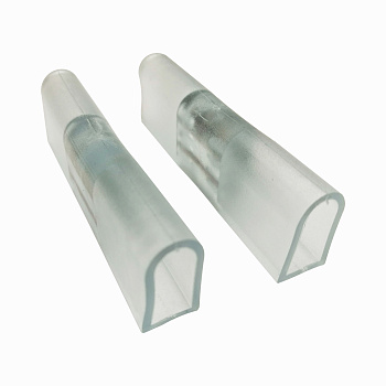 09-130-2 Комплект(2шт) коннекторов ПВХ для прямого соединения одностороннего светодиодного неона мини 8*16мм арт.17-32/34/35/36/37/38 APEYRON