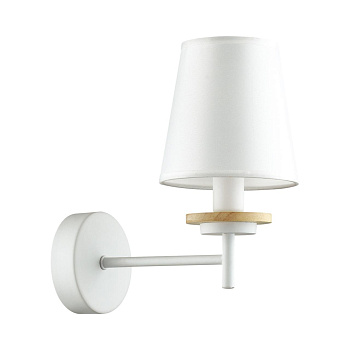 Бра E14 40W 220V BETSY белый,дерево LUMION