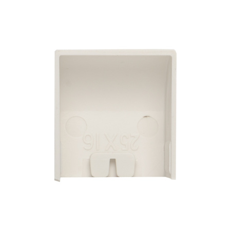 Заглушка (25х16) (4 шт) белая EKF-Plast