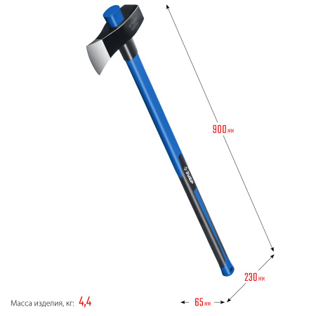 Строительный колун-кувалда Фибергласс, 3600/4400 г, 900 мм ЗУБР
