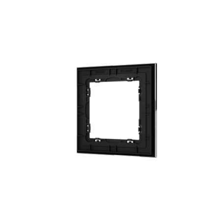 Рамка стеклянная Voltum S70 на 1 пост, (черный, стекло)