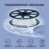 O17-03 Светодиодная лента 220В, 5Вт/м, smd2835, 60д/м, IP65, 300лм/м, размер 10х7мм, 50м, х/б, 6500К OGM