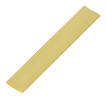 Трубка термоусадочная GHS-8-4-Y, 8/4мм, Желтая, 1м General