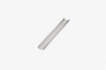 Лоток замковый перфорированный ЛМЗ 100х65х2000 У3, окрашенный, S1,5