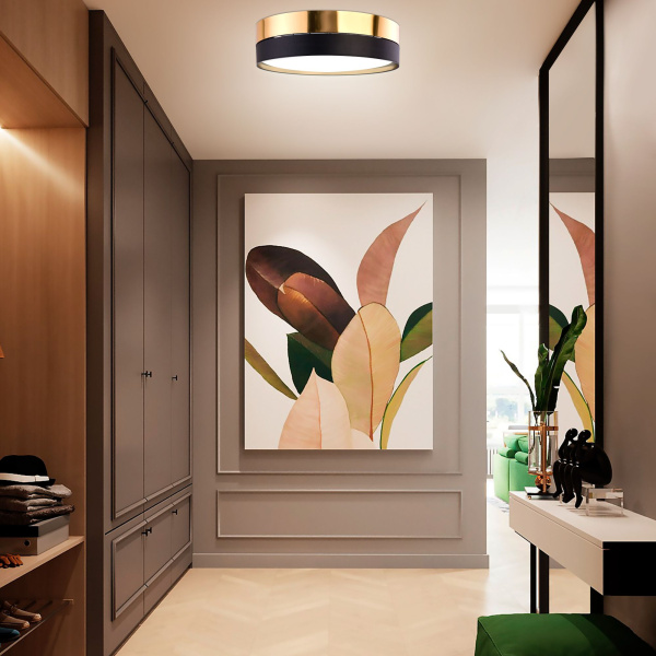 Потолочный светильник 4*E27 60Вт черный IP20 Hilton (4345 Hilton) TK Lighting