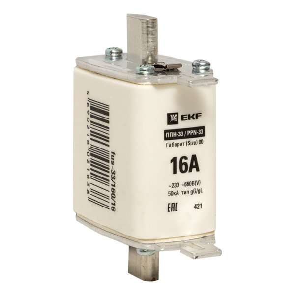 Плавкая вставка ППН-33 160/ 6А габарит 00 PROxima EKF