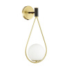 Бра с выкл.E14 1*40W FLARI золтой/черный/белый ODEON LIGHT
