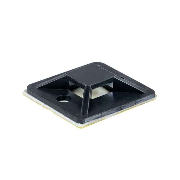 Площадка самоклеящаяся (25х25мм) черная (100шт) EKF