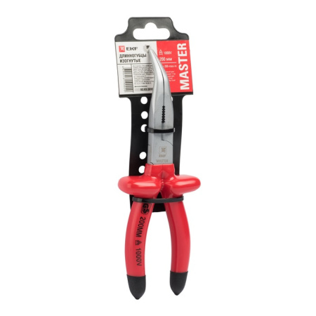 Длинногубцы изогнутые Master 200 мм 1000В Basic EKF