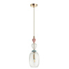 Подвес E14 1*40W BIZET золото/разноцветн./керамика/стекло B ODEON LIGHT