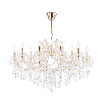 Люстра 18*E14 40Вт Золото IP20 Erna DIA880-PL-18-G Maytoni